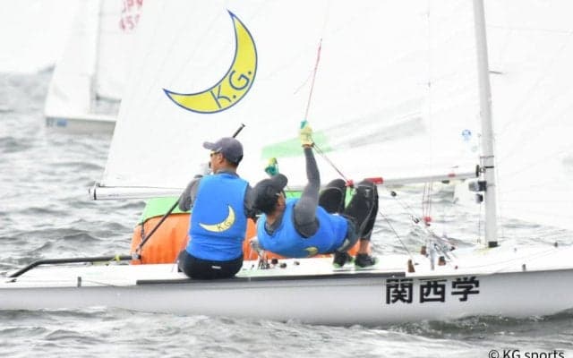 【ヨット部】全日本個人戦、２日目は１レースのみ消化