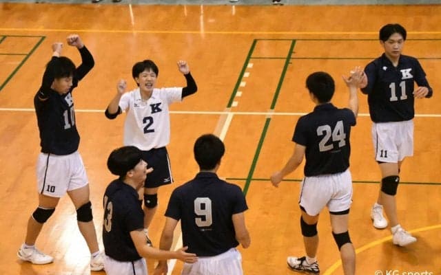【バレーボール部男子】フルセットの末、立命大に勝利！