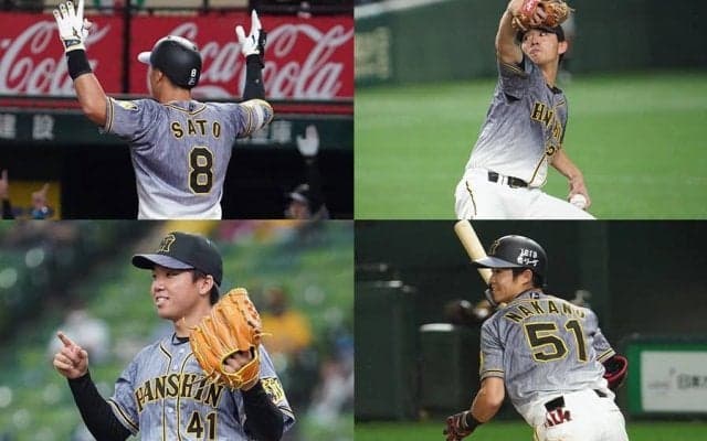 盗塁王、新人記録、2桁勝利、投手3冠…　阪神2020年ドラフト組は1軍＆2軍で存在感