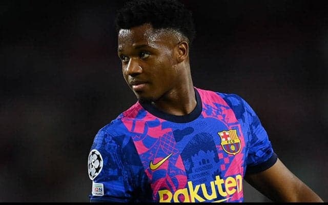 決勝弾ファティが再離脱アグエロを激励　「あのゴールはクンに捧げる。勝利は彼のためのもの」