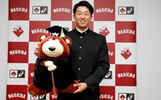 DeNA２位徳山、楽天６位西垣が指名あいさつを受ける　「いずれはエースに」（徳山）「１年間けがなく一軍に」（西垣）