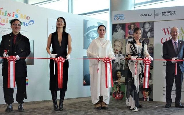 【東京五輪】水谷隼、堀米雄斗ら金メダリストが激写された写真展　Wリーグ河瀨直美会長もテープカットに参戦