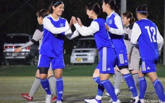 【サッカー部女子】　京教大に６発快勝！　直近３試合負けなし！