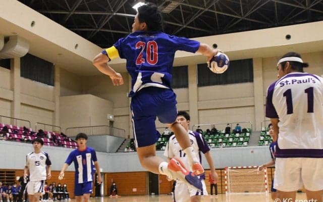 【ハンドボール部男子】　立教大に２５−３４で敗北し、４年生は引退