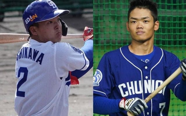 根尾＆石川昂“Wドラ1”に「覚醒フラグ立った」　黄色い新幹線に遭遇した奇跡の瞬間