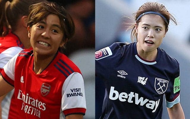 「試合後はもう敵じゃない」日本人対決実現の岩渕真奈＆長谷川唯が笑顔で報告「とてもいい思い出」