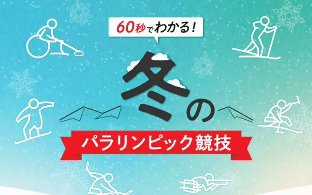 【北京2022カウントダウン】60秒でわかる！ 冬季パラリンピックの６競技