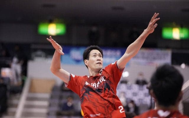 WD名古屋の山近と白岩がV通算230試合出場達成