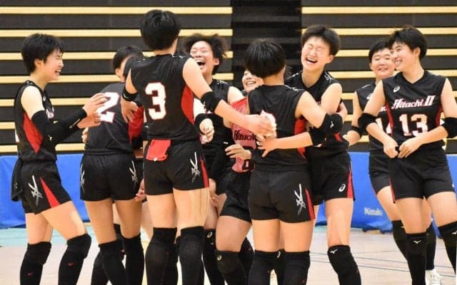 春高バレー　茨城県は男子・霞ケ浦、女子・日立二