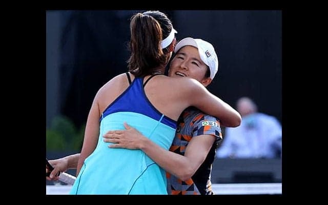 青山/柴原、完勝で初戦白星