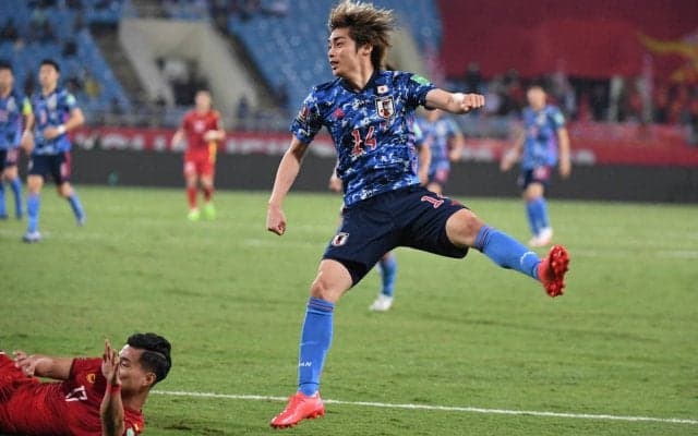 スーパーゴール取り消しは「しょうがない」と語るMF伊東純也、オマーン戦は「ゴールに繋げたい」