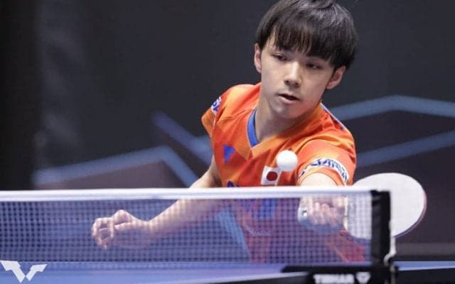 愛工大4年・木造、2019年世界卓球2位に勝利　次戦は中国選手と＜WTTコンテンダーノボメスト＞