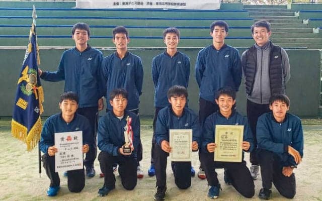 東海地区大会 男子優勝校　三重県立四日市工業高等学校インタビュー【大正製薬 リポビタン 第44回全国選抜高校テニス大会】