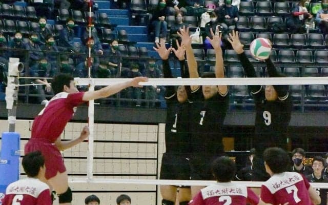 春高バレー　福岡　男子は昨年度日本一の東福岡が１１連覇、女子は八女学院が初の全国切符