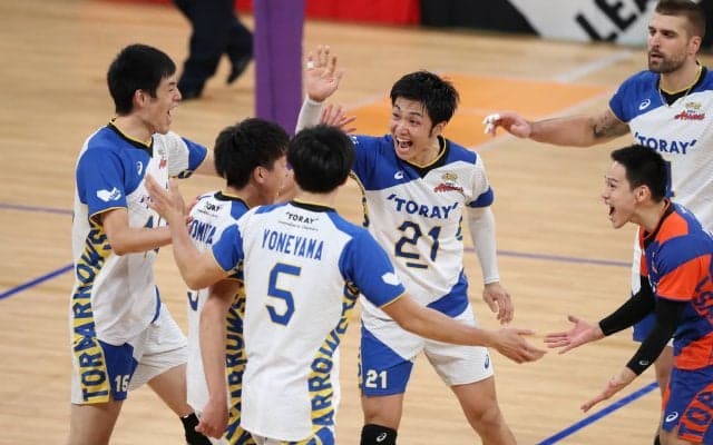 Vリーグの試合結果一覧と順位（V1男女・11月14日）