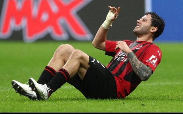 ミランに痛手…代表戦で負傷のカラブリアが最低2週間アウトか