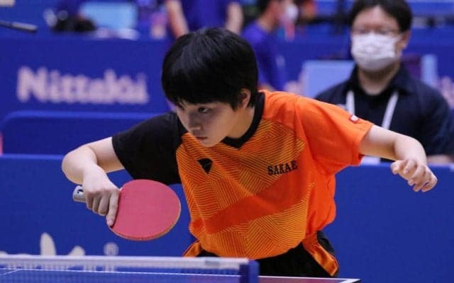埼玉栄高1年・狩野、ジュニア女子1位・一般女子2位通過＜卓球・全日本埼玉県予選＞