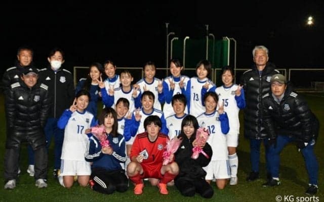 【サッカー部女子】　びわスポ大に２－３で敗れ、４年生は引退