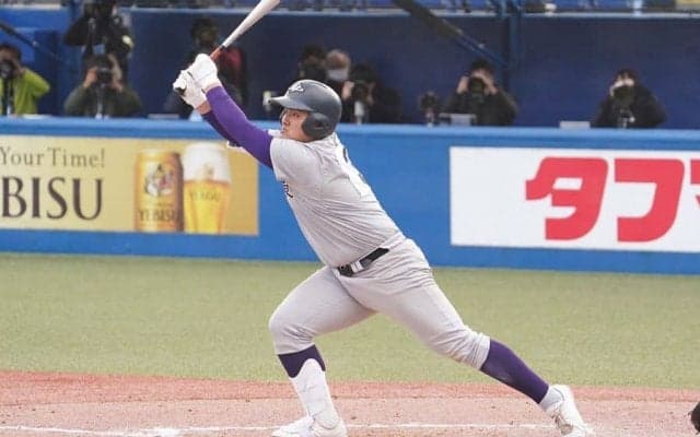 【高校野球】花巻東・佐々木麟太郎、“曲芸撃ち”左越え2点二塁打　左足死球も2戦連続マルチで払拭