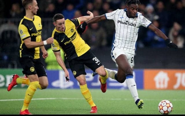 逃げ切れないアタランタ、ヤング・ボーイズと打ち合い痛み分け《CL》