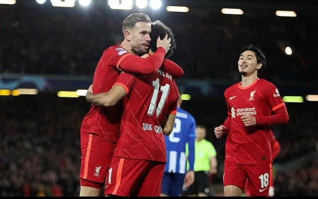 首位通過のリバプールが完勝で5連勝！ 敗れたポルトは2位通過を懸け最終節でアトレティコと激突《CL》