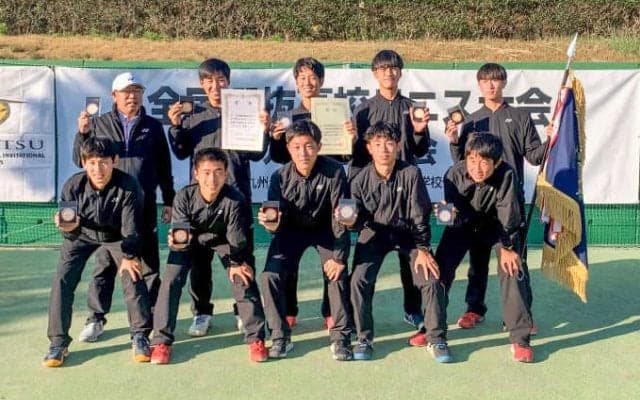 九州地区大会 男子優勝校　柳川高等学校インタビュー【大正製薬 リポビタン 第44回全国選抜高校テニス大会】