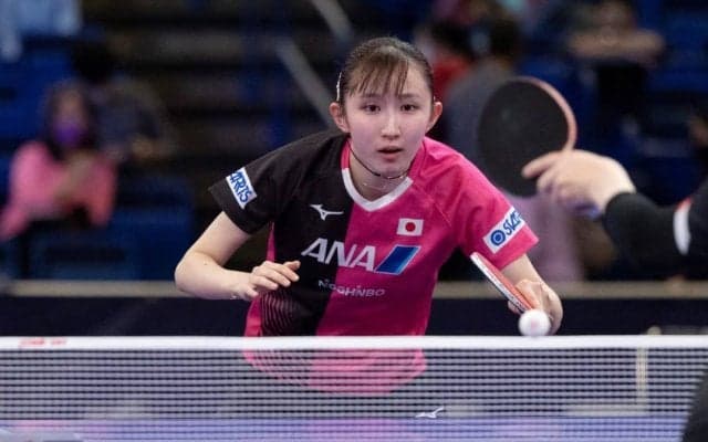 早田ひな、ベスト16入り　エジプトのサウスポーに快勝＜世界卓球2021＞