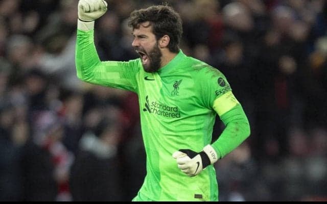 CLで主将務めたアリソン、選手から選ばれた名誉に歓喜　「僕らには素晴らしいキャプテンがいるが…」