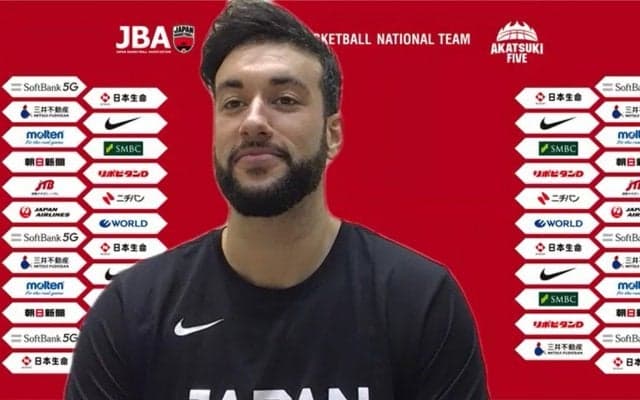 ルーク・エヴァンス（ファイティングイーグルス名古屋） - FIBAワールドカップ2023アジア地区予選Window1男子日本代表候補名鑑