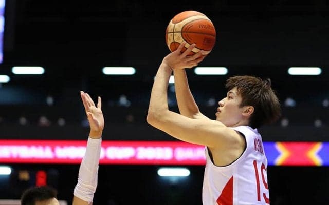 A代表デビュー戦で攻防に奮闘した西田優大「明日に向けてステップアップしていきたい」