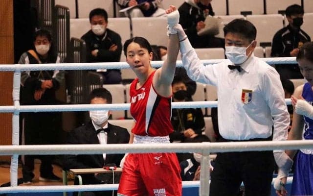 ボクシング入江聖奈、75秒でアマ全日本V！　大学同期に容赦なし「日本一を争えてよかった」