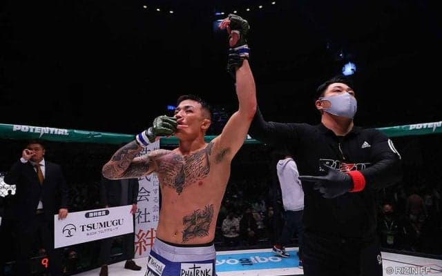 【格闘技／RIZIN TRIGGER 1st】萩原京平、地元・神戸の再起戦で“TKO勝利” 大晦日は「ドミネーター選手やりましょう」