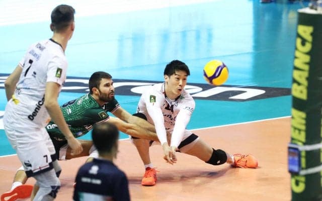 ミラノの石川祐希　苦戦するもフルセット勝利