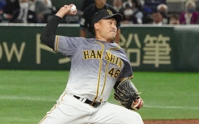 阪神、2選手の背番号変更を発表　秋山拓巳は「46」から「21」に