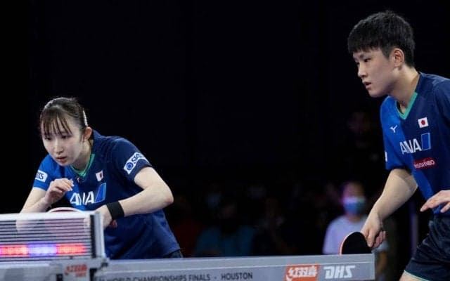 張本/早田ペア、中国ペアの猛攻止めきれず　混合複では日本勢2大会連続の銀メダル＜世界卓球2021＞