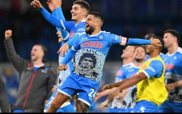 ラツィオ戦快勝のナポリ、主将インシーニェも喜び 「本当に楽しかった」