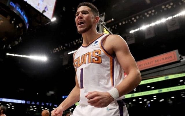 リーグ最高の戦績を誇るウォリアーズ戦に向けて「盛り上がると確信している」とブッカー