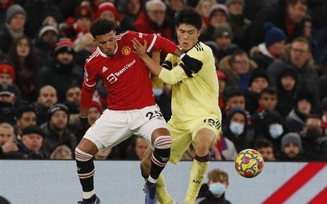 アーセナル・冨安健洋「フル出場」！クリスティアーノ・ロナウド、ジェイドン・サンチョとの1対1を制するも敗戦【マンU対アーセナル】(1)