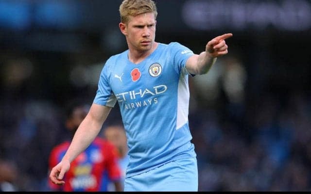 シティ、デ・ブライネが1カ月ぶりに復帰へ