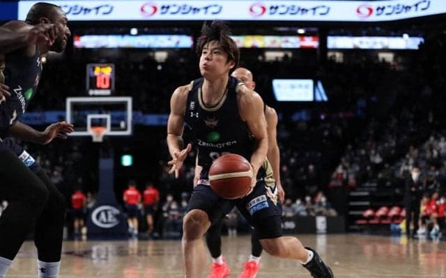 2ケタ得点で琉球の大勝に貢献した牧隼利「次のステップに行けるよう自分に期待」