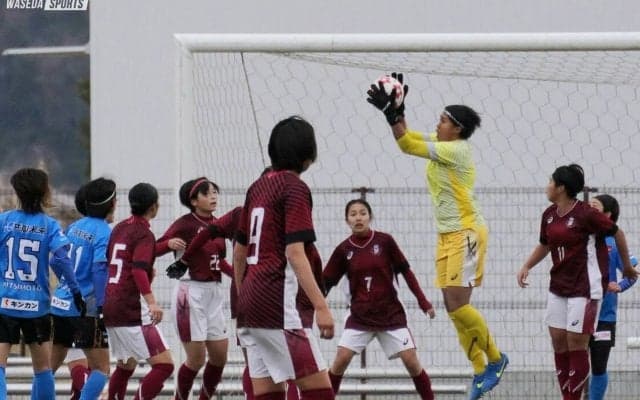 前半の失点に泣く　皇后杯は２回戦で敗退