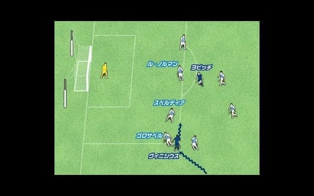 レアル・マドリードのヴィニシウスが覚醒。相手ゴールをこじ開ける前線のコンビプレーに注目