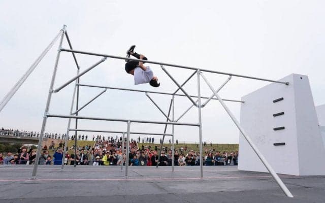 パルクール日本選手権 羽田空港にて第2回大会開催