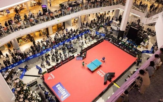 ショッピングモールでの卓球Tリーグは大熱戦　木下が開幕11連勝　及川瑞基は15勝目