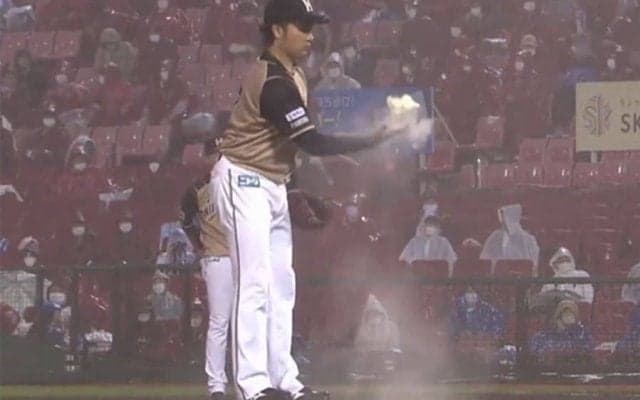 「むせてるの笑った」ハム伊藤だけじゃない？　“もくもく”ロジンに「濃霧コールド」