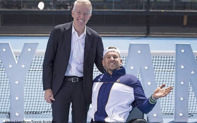 全豪オープン、車いすテニスクアードの部の決勝をセンターコートで開催と発表