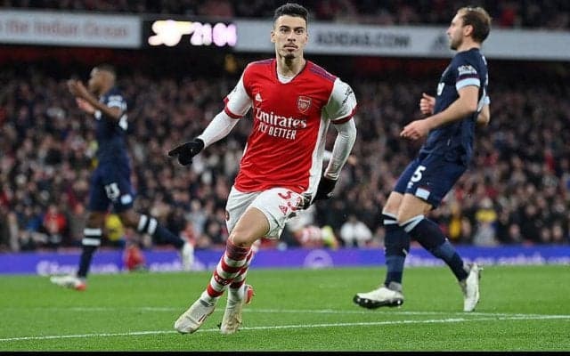 ウェストハムとの上位対決を制したアーセナルが暫定4位に浮上！《プレミアリーグ》