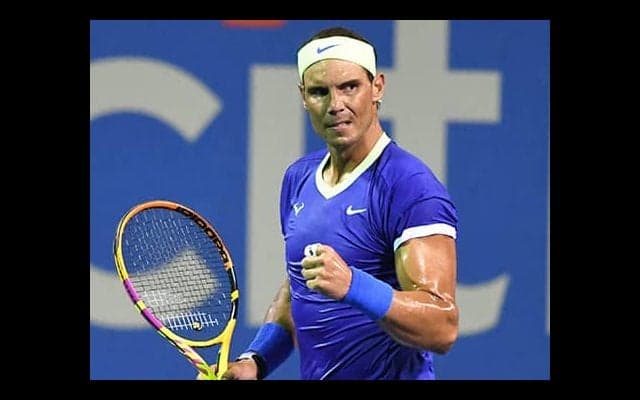 復帰ナダル、トレーニング公開