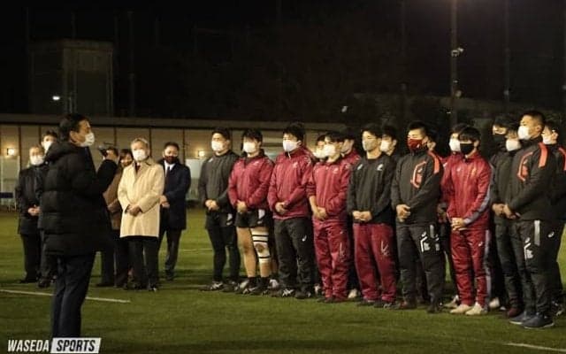 佐賀県から早大ラグビー部に佐賀牛、佐賀米の贈呈