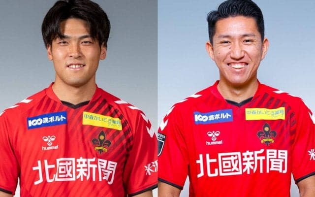 金沢が大卒ルーキーのMF力安祥伍、DF片倉誠也と契約更新